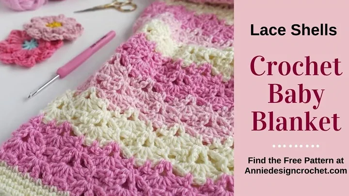 Elegant Lace Shell Baby Blanket