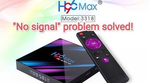 How to fix Smart Android TV box H69 Max 4K UHD, No signal HDMI issue fixed. factory reset,hard reset