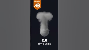 Domain -Settings - Time Scale - Mastering Smoke Simulation Tutorials in Blender