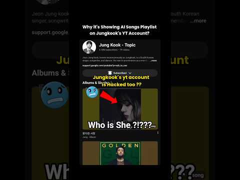 Jungkook's YouTube account is Hacked too ??🧐🤨 #jungkook #fypviralシ #bts