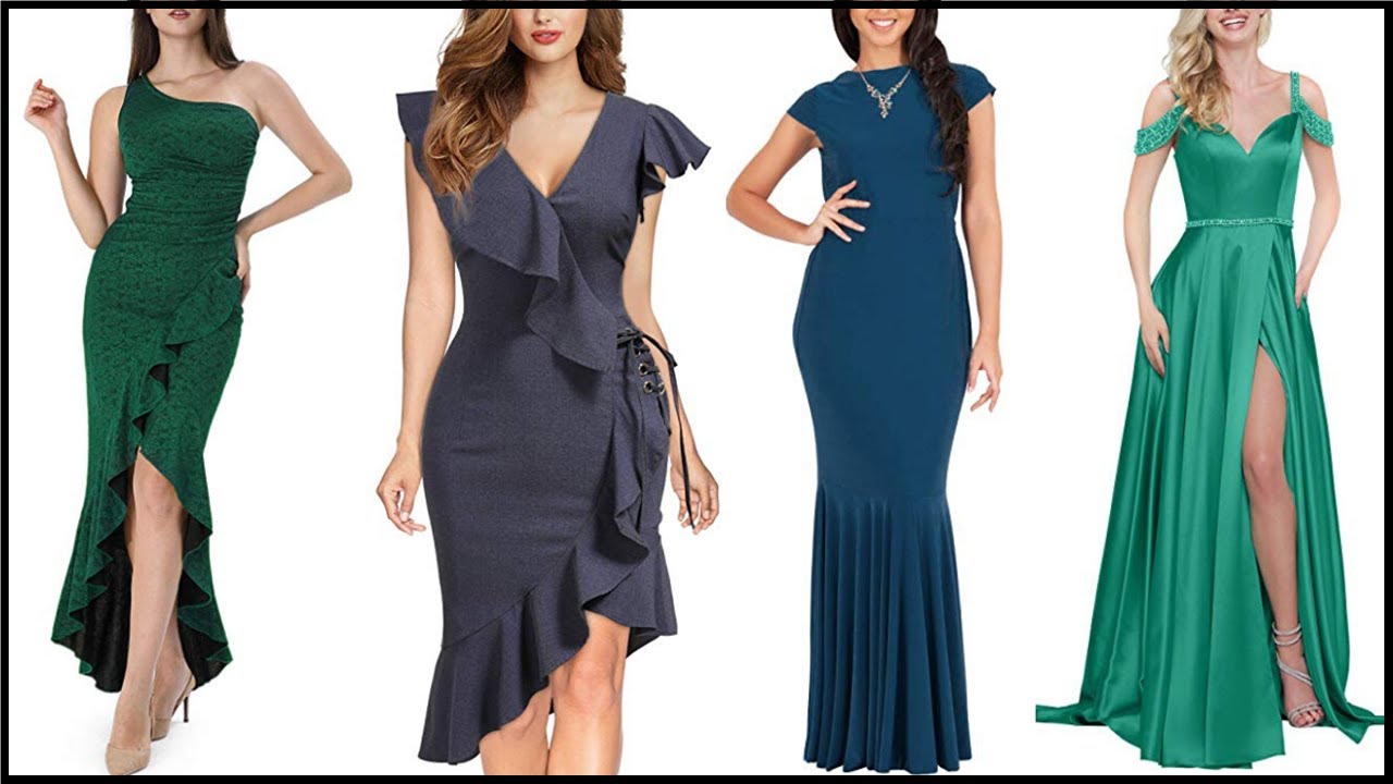 Women's trendy evening party dresses collection - YouTube