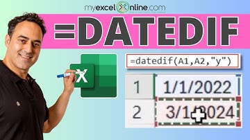 Calculating the Difference Between Dates in Microsoft Excel