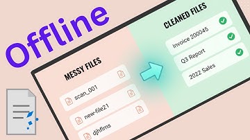 How to Rename 1,000 Scanned Files Automatically — NEW Offline Smart AI Tool