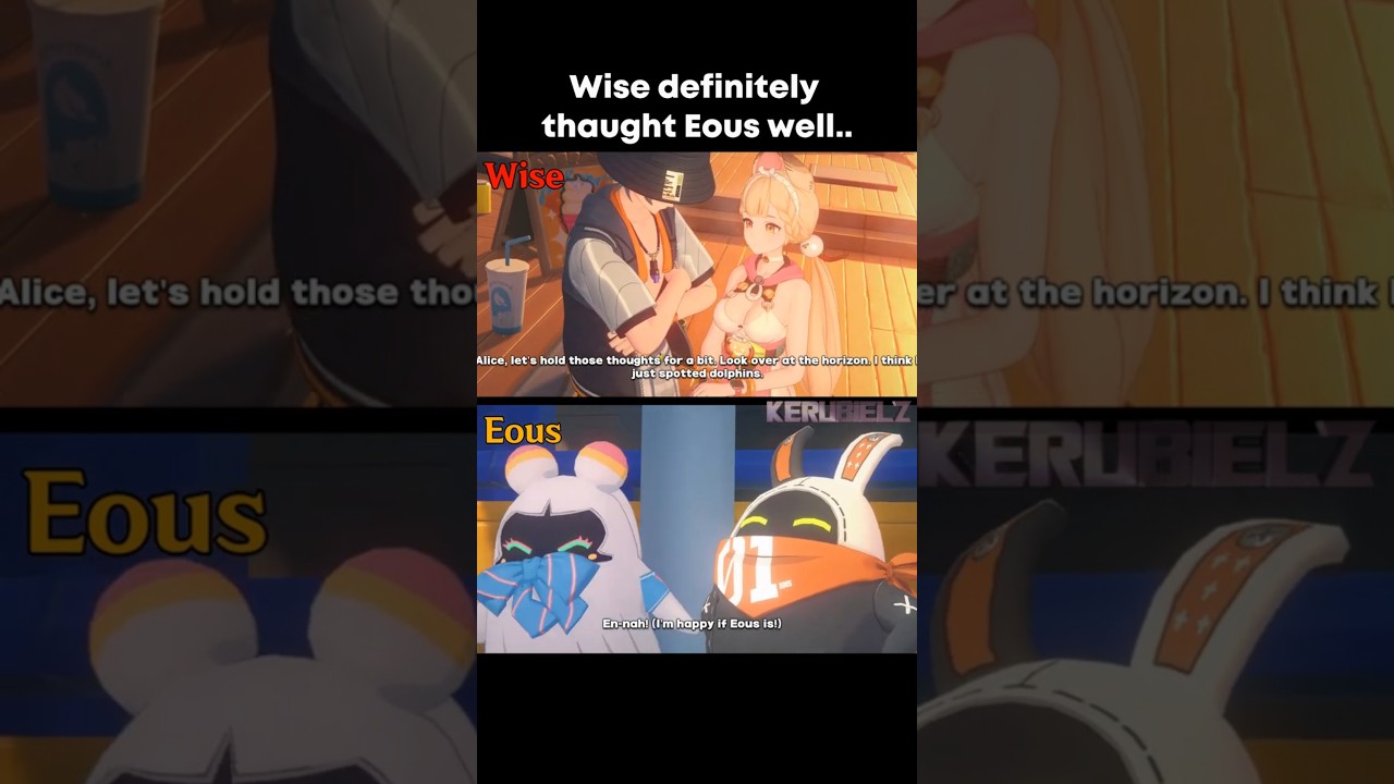 Not Eous imitating Wise's behavior 😭 | Zenless Zone Zero #shorts #zzz