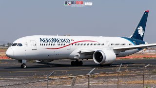 Boeing 787-9 Dream)Liner de Aeromexico Despegando del Aeropuerto Internacional de Guadalajara