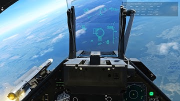 Mirage 2000C BVR and dogfight against F-16C Viper and Sukhoi Su-33 - DCS WORLD