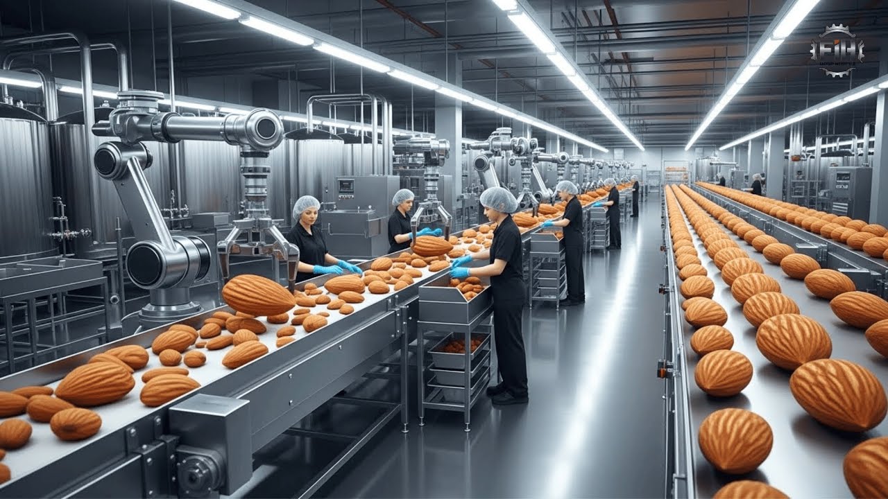Inside an Almond Processing Plant: From Raw Harvest to Premium Nuts ...