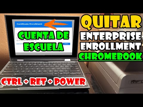 Video: ¿Cómo elimino la inscripción empresarial de mi Chromebook?