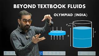 This Olympiad Fluid Problem Forces You To Think Beyond Textbooks  |  INPhO 2019 PYQ