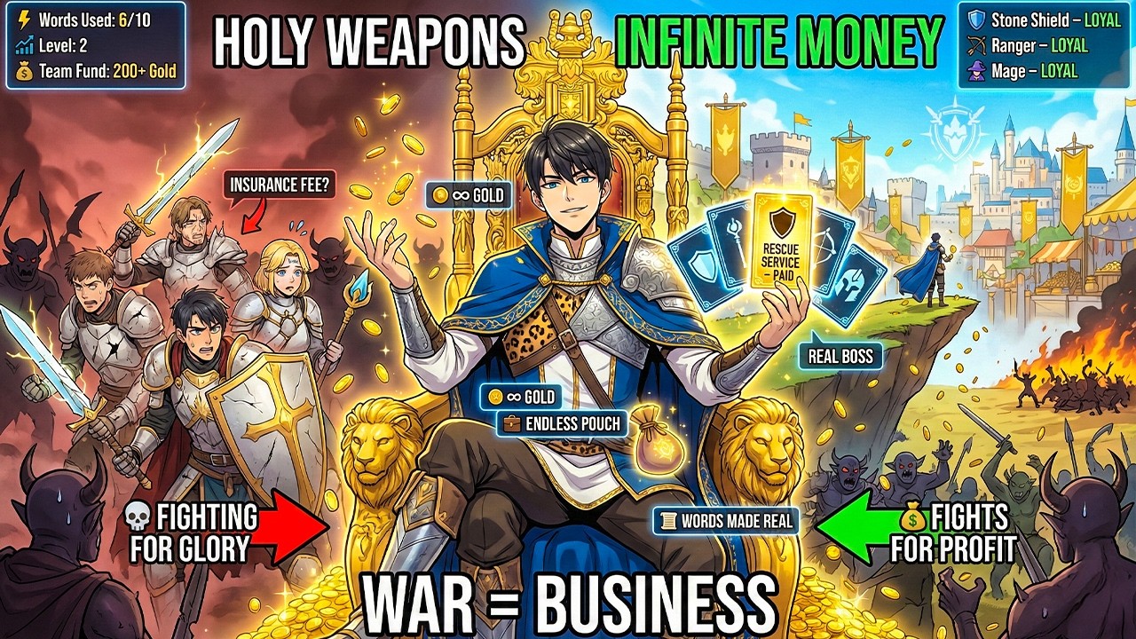 Everyone Got HOLY WEAPONS… He Got Infinite MONEY and Turned WAR Into BUSINESS!
