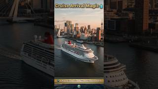 Cruise Arrival Magic | Rotterdam Port Docking 🚢✨ #shorts #ytshorts