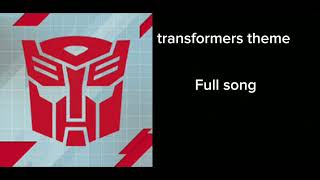 transformers theme full song