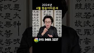 4월 원숭이띠운세 #띠별운세 #사주팔자