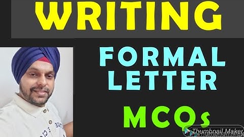 FORMAL LETTER BASED MCQs| MCQs based on Letter Writing|