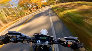 2021 Husqvarna 701 Supermoto Ride #1 -NY in the fall