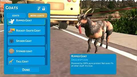 How to get Stoned goat in goat simulator