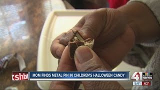 Sharp pin found in Halloween candy