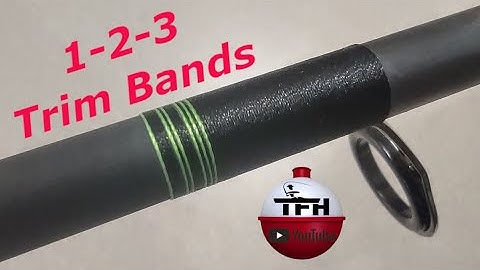 Rod Building 1-2-3 Trim Bands - Practice Single Turn Trim Bands & Wrap Inlays At The Same Time