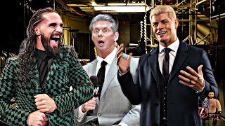 Cody and rollins on backstage 🙀🙀🙀🙀 #sethvscody ❤️❤️❤️😍😍😍 dream match of all time 😈😈😈