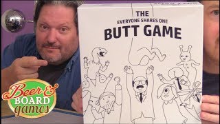 Everyone Shares One Butt Game | Beer and Board Games