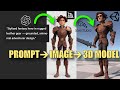AI Prompt to Playable Unity Character | Midjourney → 3DAI Studio → Mixamo &amp; AccuRig Tutorial