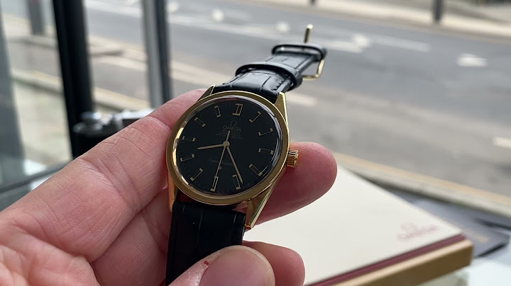 Vintage mens omega constellation watch 18k gold 0.750