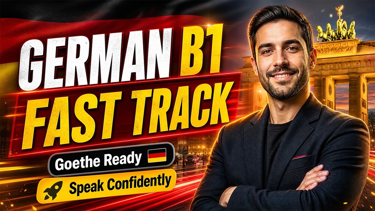 Learn German B1 Fast | Best German B1 Course for Goethe & Germany - YouTube