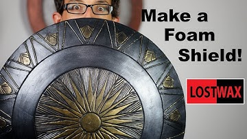 How to Make a Domed Foam Shield. DIY Wonder Woman/ Captain America Cosplay Shield