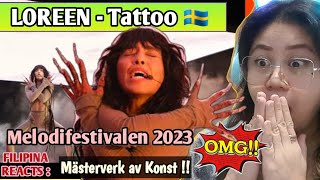 LOREEN - TATTOO / MELODIFESTIVALEN 2023 // FIRST TIME TO REACT