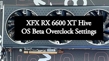 How To Mine Ethereum With a XFX RX 6600 XT with Overclock Settings