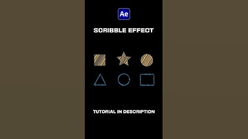 Scribble Texture Effect - After Effects Animation