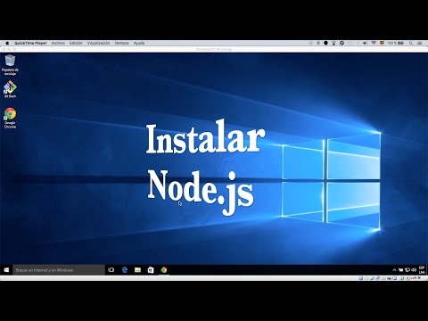 Instalar Node.js en Windows10