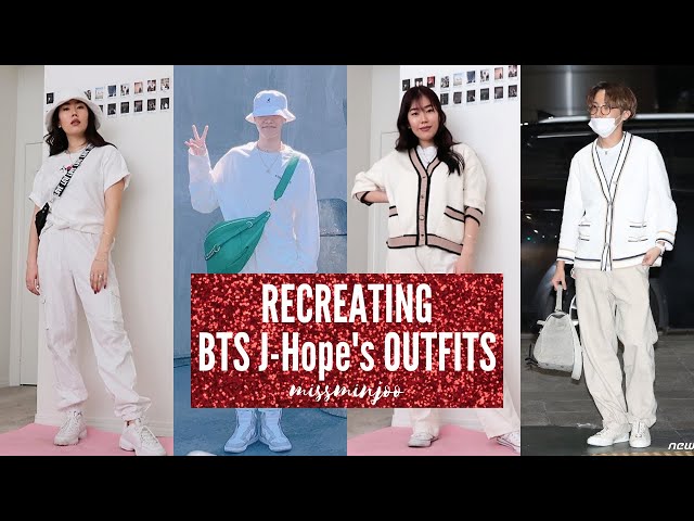 Recreating BTS J-Hope's Outfits (with clothes I already own)