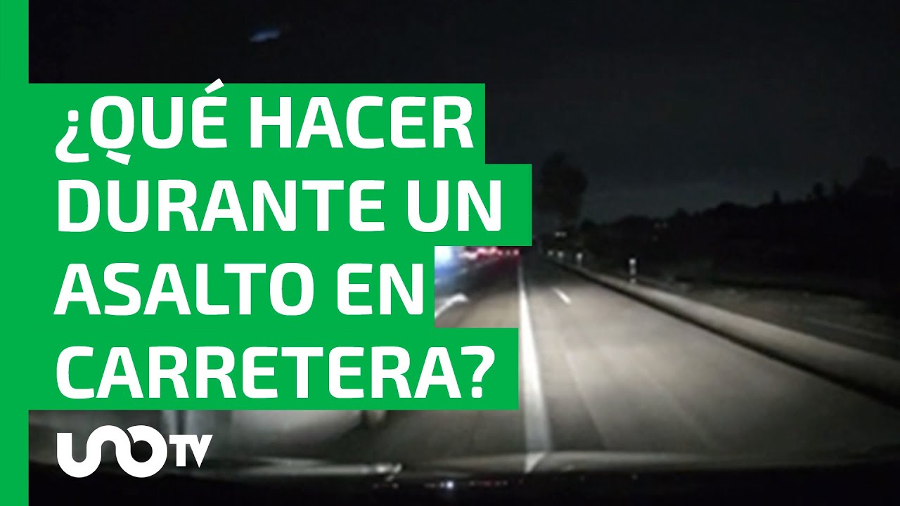 Vacaciones de verano 2024: ¿Qué hacer durante un asalto en carretera?