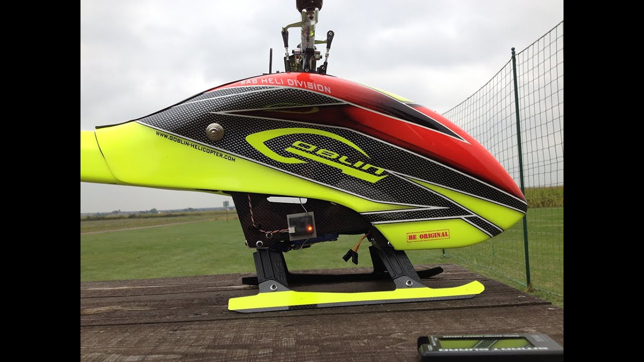 SAB Goblin 570 Drehzahltest - 1900 rpm und 2400 rpm