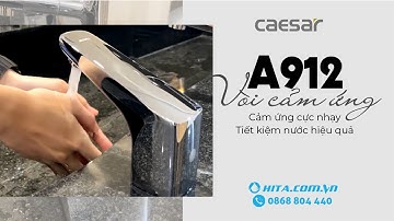 Vòi lavabo cảm ứng cực nhạy CAESAR A912 tiết kiệm nước hiệu quả | Nội thất HITA