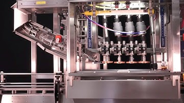 Pack West Capping Machine - Automatic 8-Quill Inline Capper, Sorting/Feeding System, 38-mm Closures