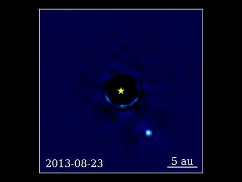 17 years of real footage of an exoplanet (Beta Pic b)