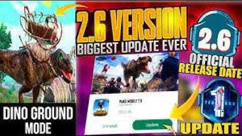 PUBG MOBILE | Version 2.6 Update Launch Announcement