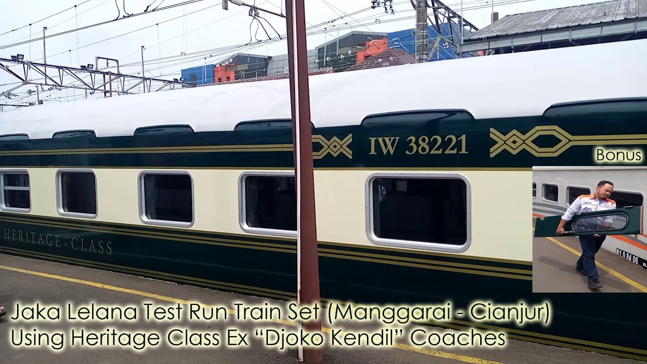 Uji Coba Kereta Api Wisata Jaka Lelana: KLB Heritage Class Eks Djoko Kendil Dari Bogor Ke Cianjur
