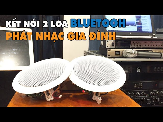 LẠC VIỆT AUDIO | Hướng dẫn cách đấu nối lắp đặt loa âm trần bluetooth