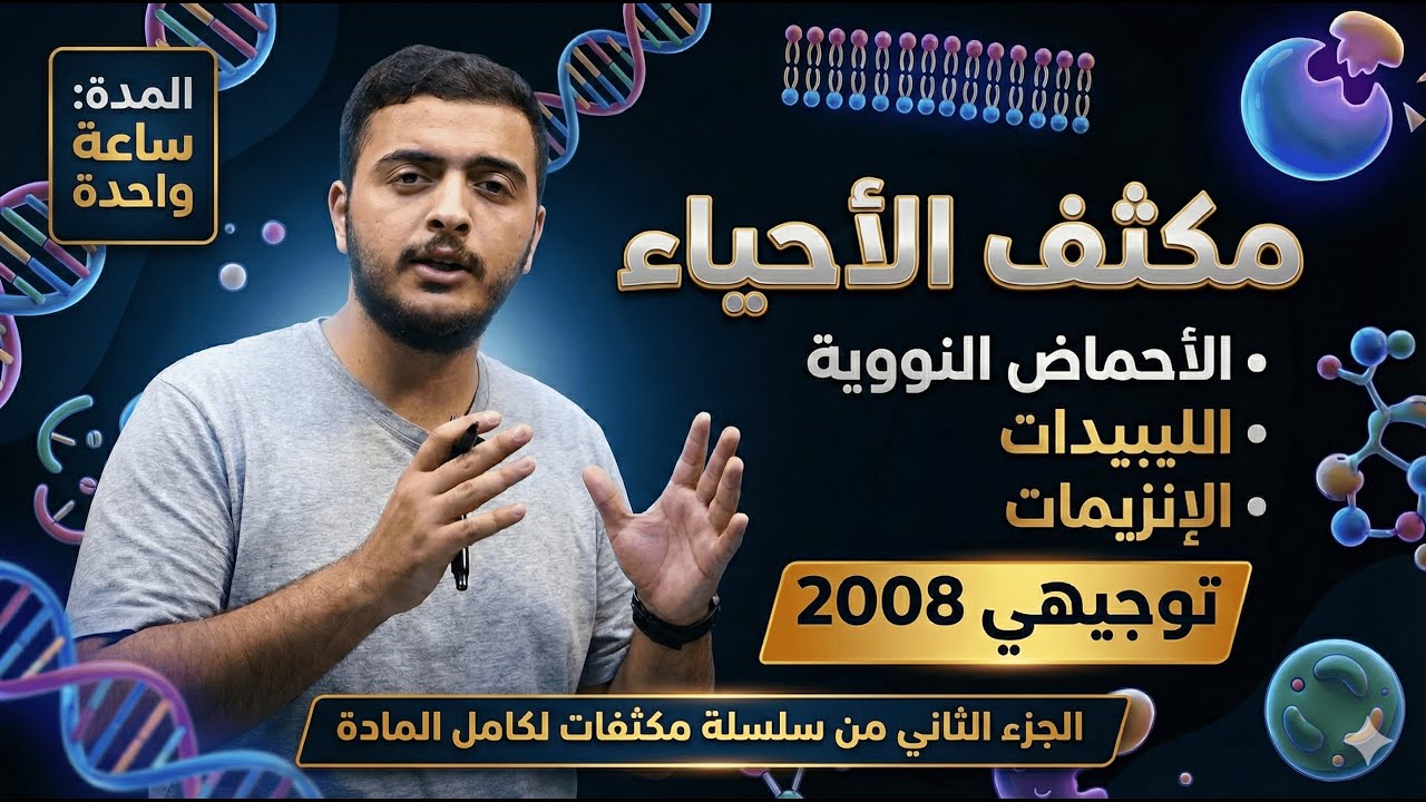 مكثف الوحدة الأولى (2) - أحياء 2008 - دكتور محمد المشاقبة