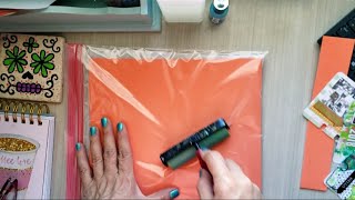 Faux Gelli Plate DIY Using a Gallon Size Baggie  Best Gelli Printing Hack I've Tried!