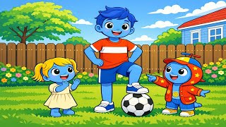 Molu and Polu Play Football ⚽ | Fun & Educational Cartoon for Kids🌈 screenshot 4