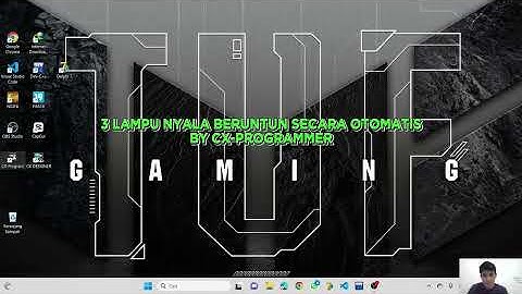 #TUTORIAL PLC PROGRAM 3 LAMPU NYALA BERURUTAN (by cx - programmer)