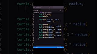 How do I make a Youtube logo in Python turtle  #python#shorts