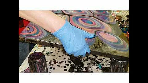 Deborah's Kaleidoscope Acrylic ring pour 12/27/18 ...