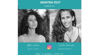 Live &quot;MANTRA FEST&quot; con su creadora y directora Noelia Mencias @mantrafestocata3022