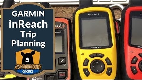 Trip Planning With Garmin inReach - gpx garmin connect courses