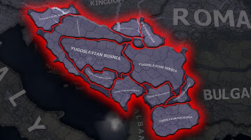 What If Yugoslavian Union Existed in WW2 ?  - Hoi4 Timelapse